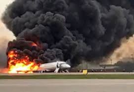 Moskova da uçak faciası: 41 ölü